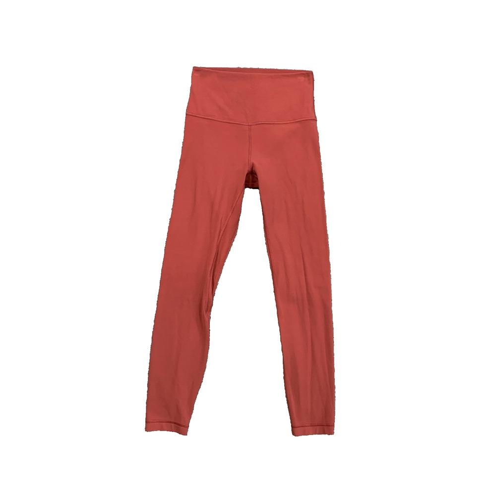 Lululemon Leggings Womens 4 Deep Rose Align High Rise Pants Wide Waistband Yoga